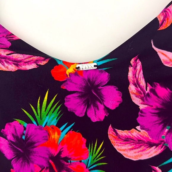 Victoria’s Secret PINK Floral Cutout swimsuit one piece Small - Picture 7 of 8